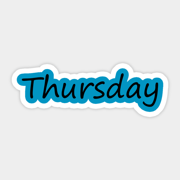 thursday Sticker by MOBAFEMI